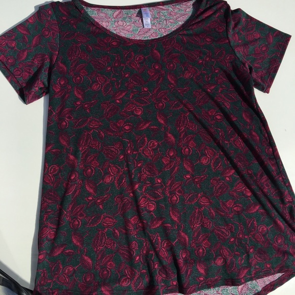 LuLaRoe “Classic” Floral Tee - Picture 5 of 5